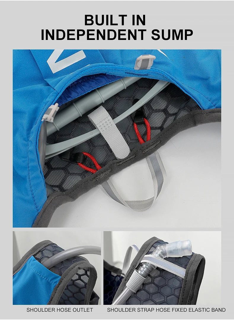 5L Lightweight Hydration Vest, Running Backpack, Suitable for Marathon, Hiking, Cycling