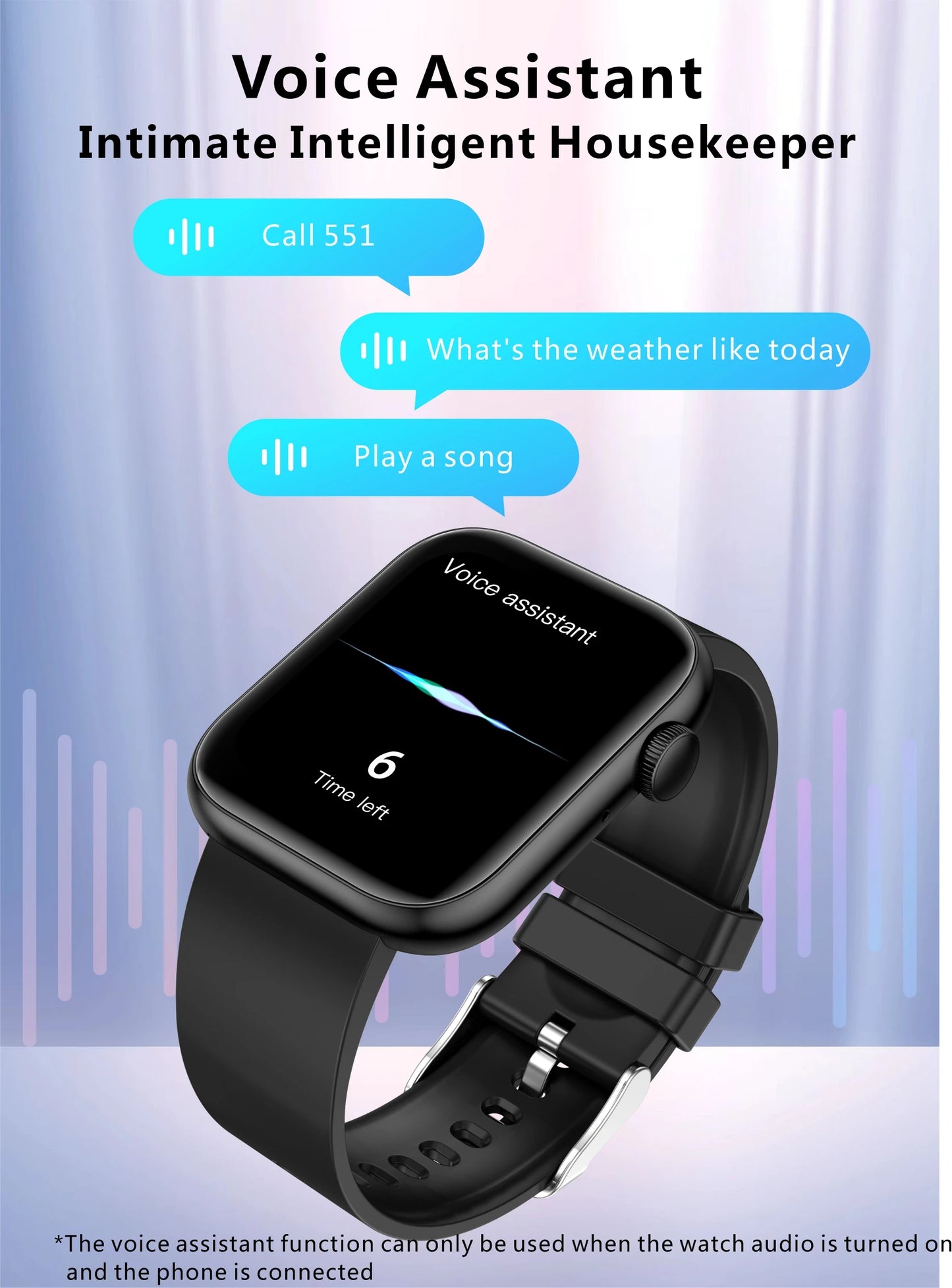 Bluetooth Fitness and Activity Tracker Smartwatch