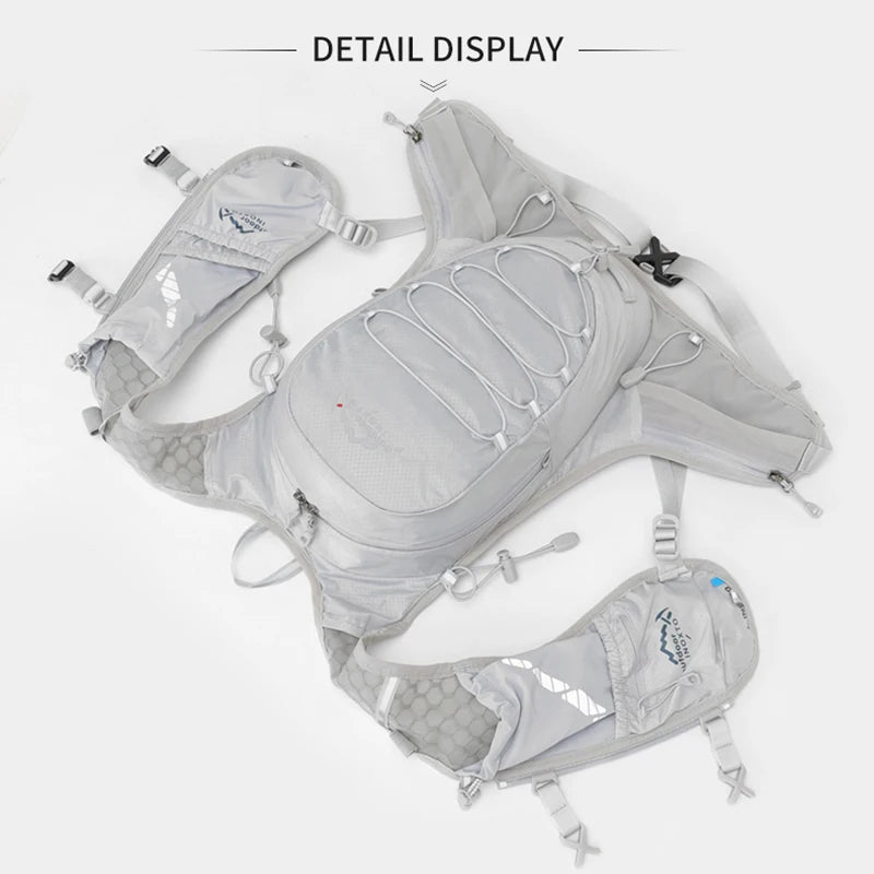 12L Ultra Lightweight Backpack / Hydration Vest For Trail Running, Cycling, Hiking