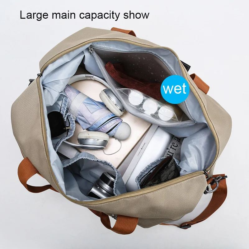 Men's Duffel Gym Bag, Travel Bag (46*25*28CM)