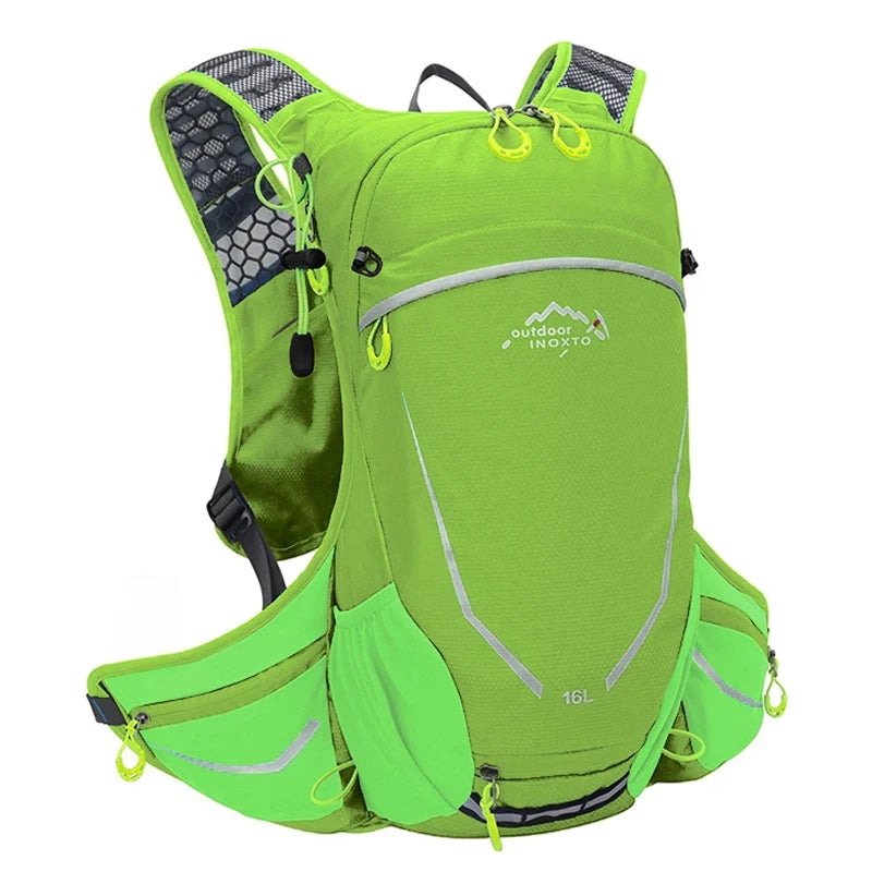 Ultralight 16L Backpack, Hydration Backpack For Running, Hiking, Cycling with 2L or 3L Water Bladder / Bottles (Optional)