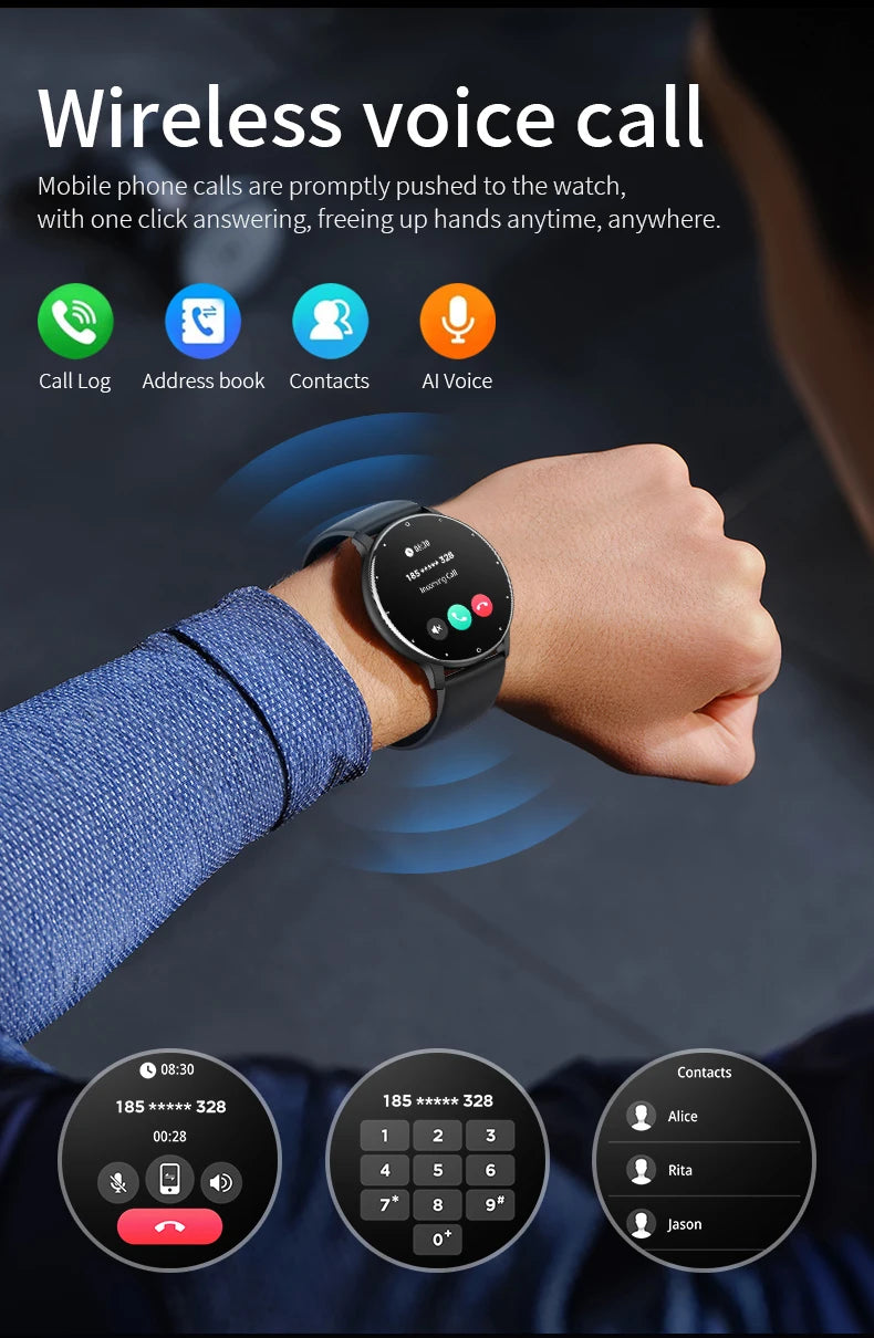 Bluetooth Fitness and Activity Tracker Smartwatch