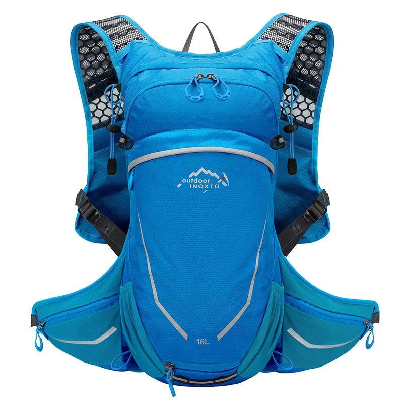 Ultralight 16L Backpack, Hydration Backpack For Running, Hiking, Cycling with 2L or 3L Water Bladder / Bottles (Optional)