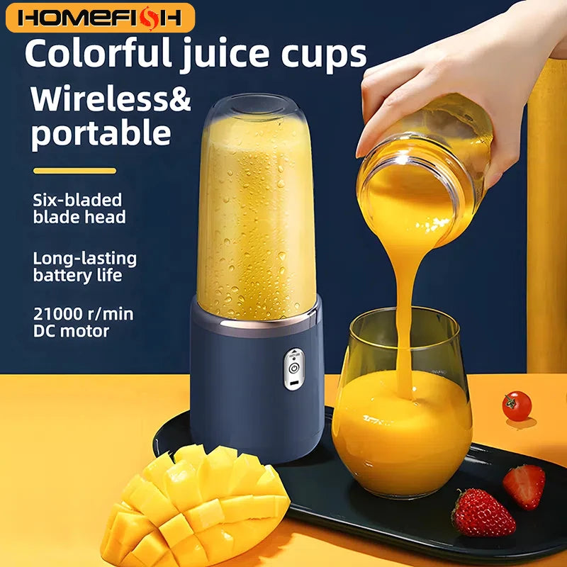 Wireless Portable Juicer, Blender 400ml
