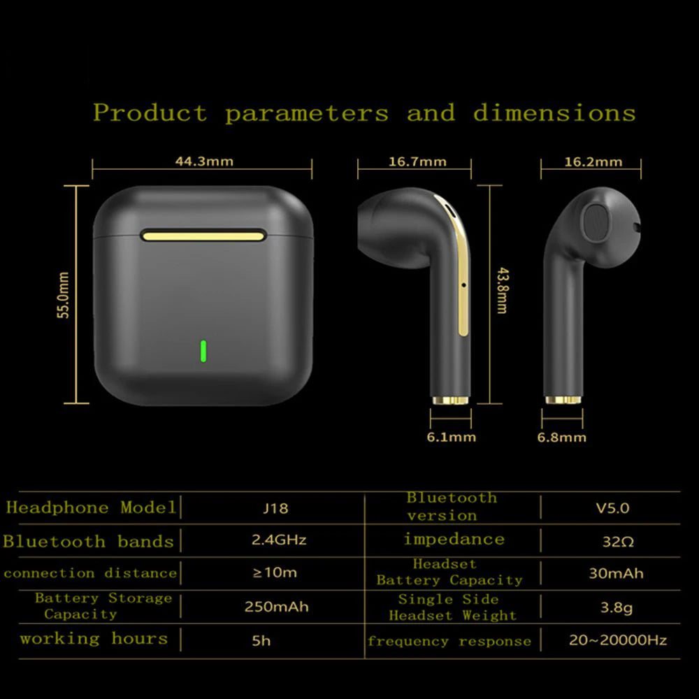 Xiaomi J18 Bluetooth Stereo Earbuds With Mic