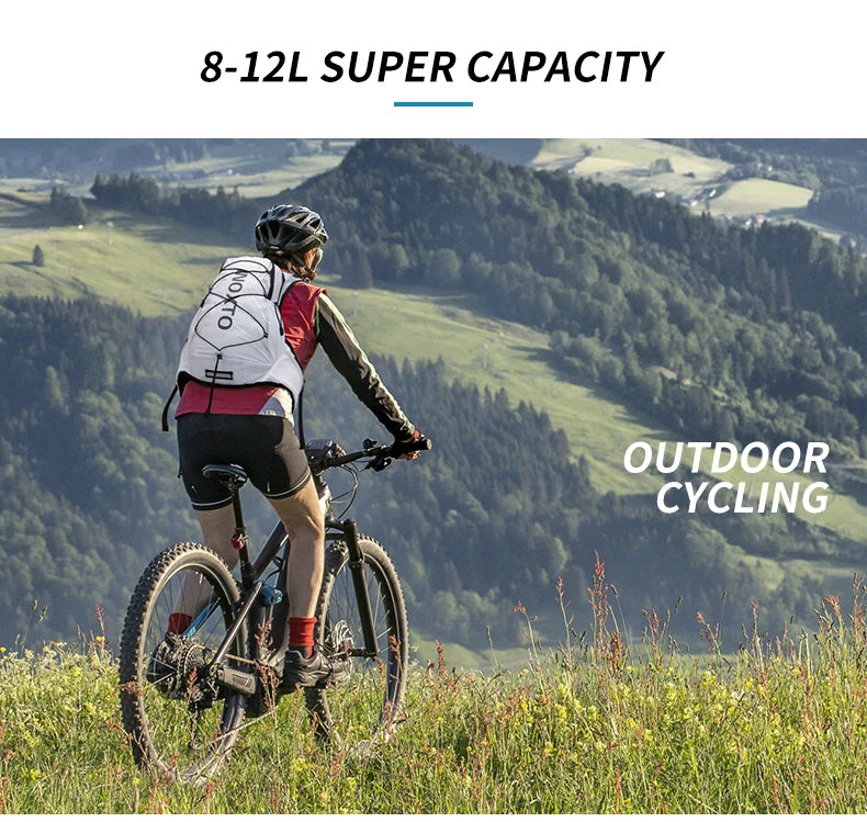 Lightweight Hydration Vest, Backpack for Cycling, Running, Hiking