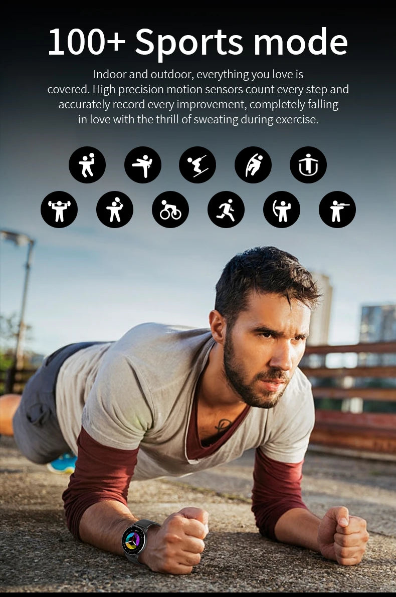 Bluetooth Fitness and Activity Tracker Smartwatch