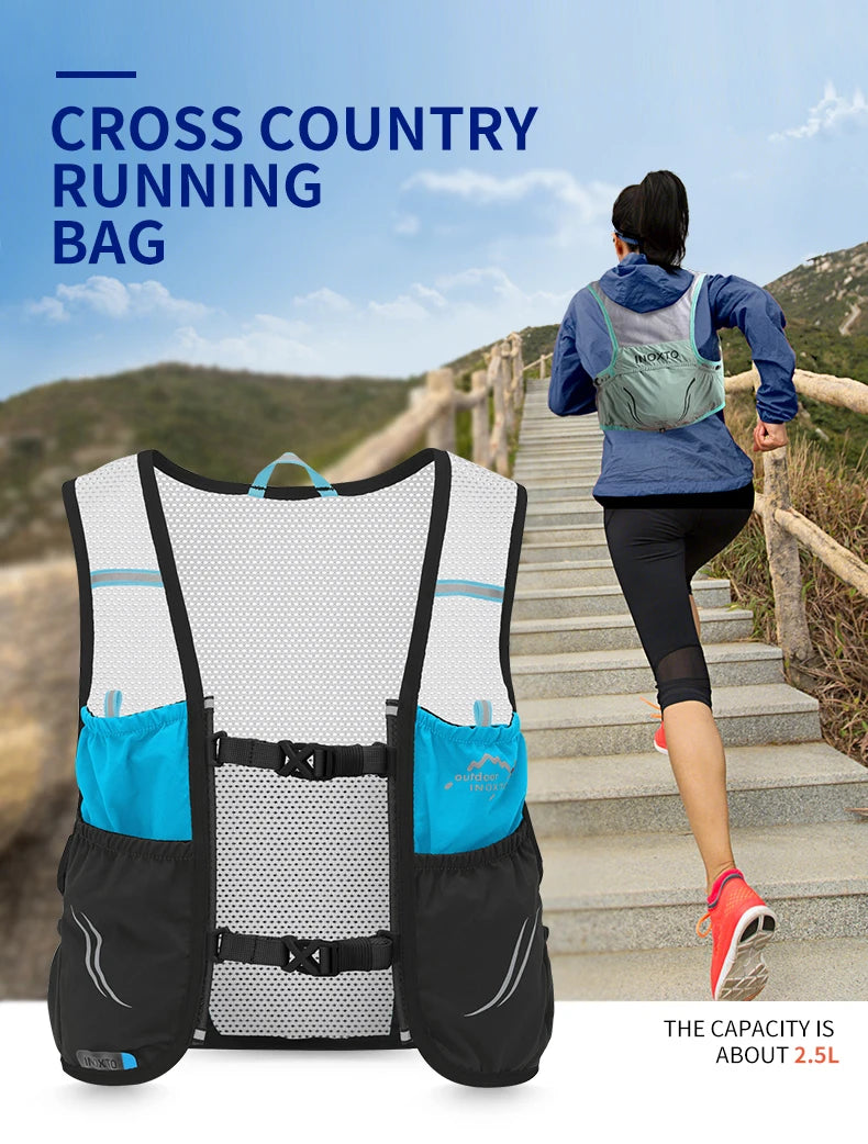 Ultra Lightweight Hydration Vest ,Running Backpack Suitable For Marathon, Hiking, Cycling