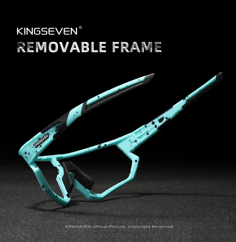 KINGSEVEN Cycling Sunglasses , MTB / Road, UV400 Polarized Eye Protection