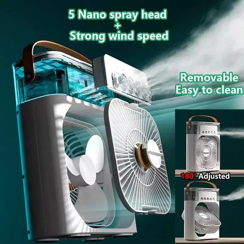 3 In 1 Air Cooler Fan, Air Humidifier Fan