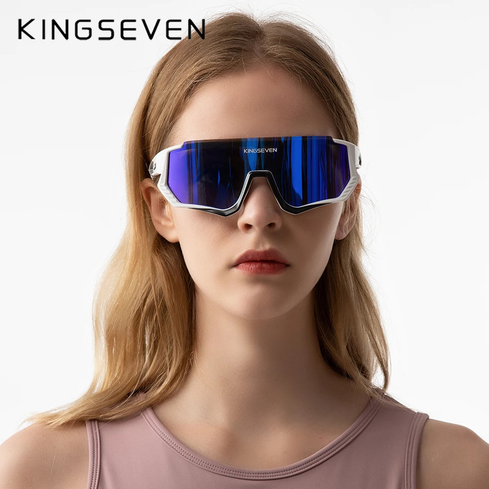 KINGSEVEN Cycling Sunglasses , MTB / Road, UV400 Polarized Eye Protection