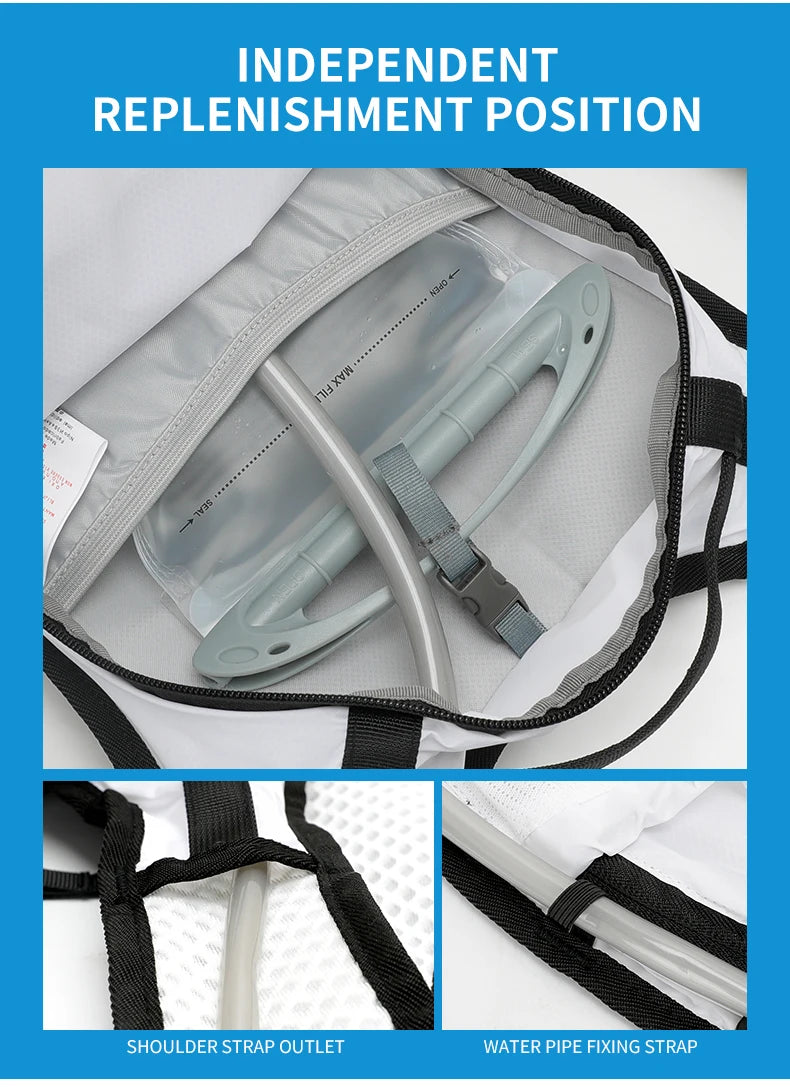 Lightweight Hydration Vest, Backpack for Cycling, Running, Hiking