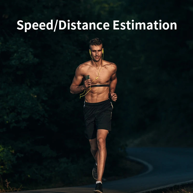 Heart Rate Monitor Chest Strap-Works with Strava/Wahoo Fitness/Peloton/Zwift/DDP Yoga App