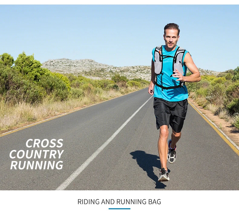 Lightweight Hydration Vest, Backpack for Cycling, Running, Hiking