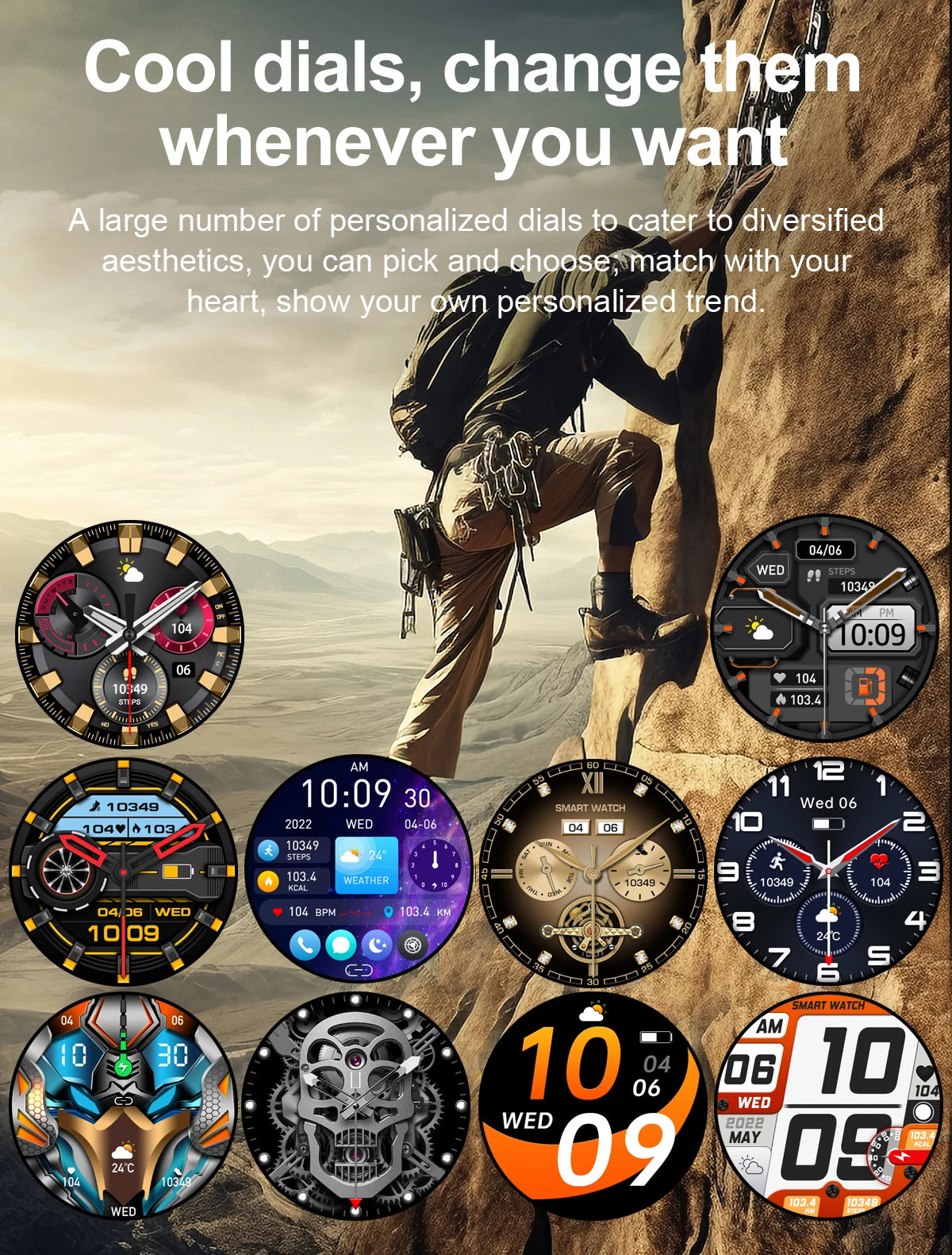 Waterproof Sport Smartwatch With Flashlight