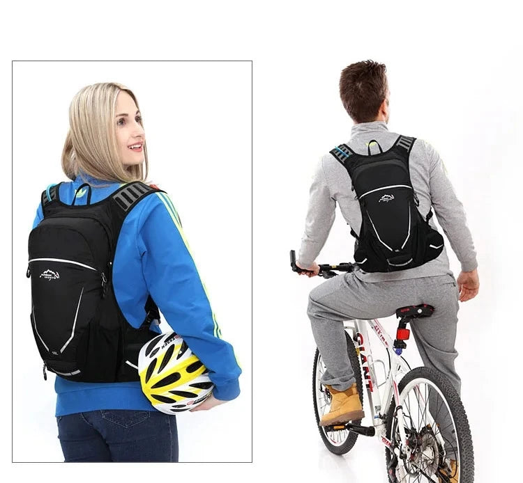 Ultralight 16L Backpack, Hydration Backpack For Running, Hiking, Cycling with 2L or 3L Water Bladder / Bottles (Optional)