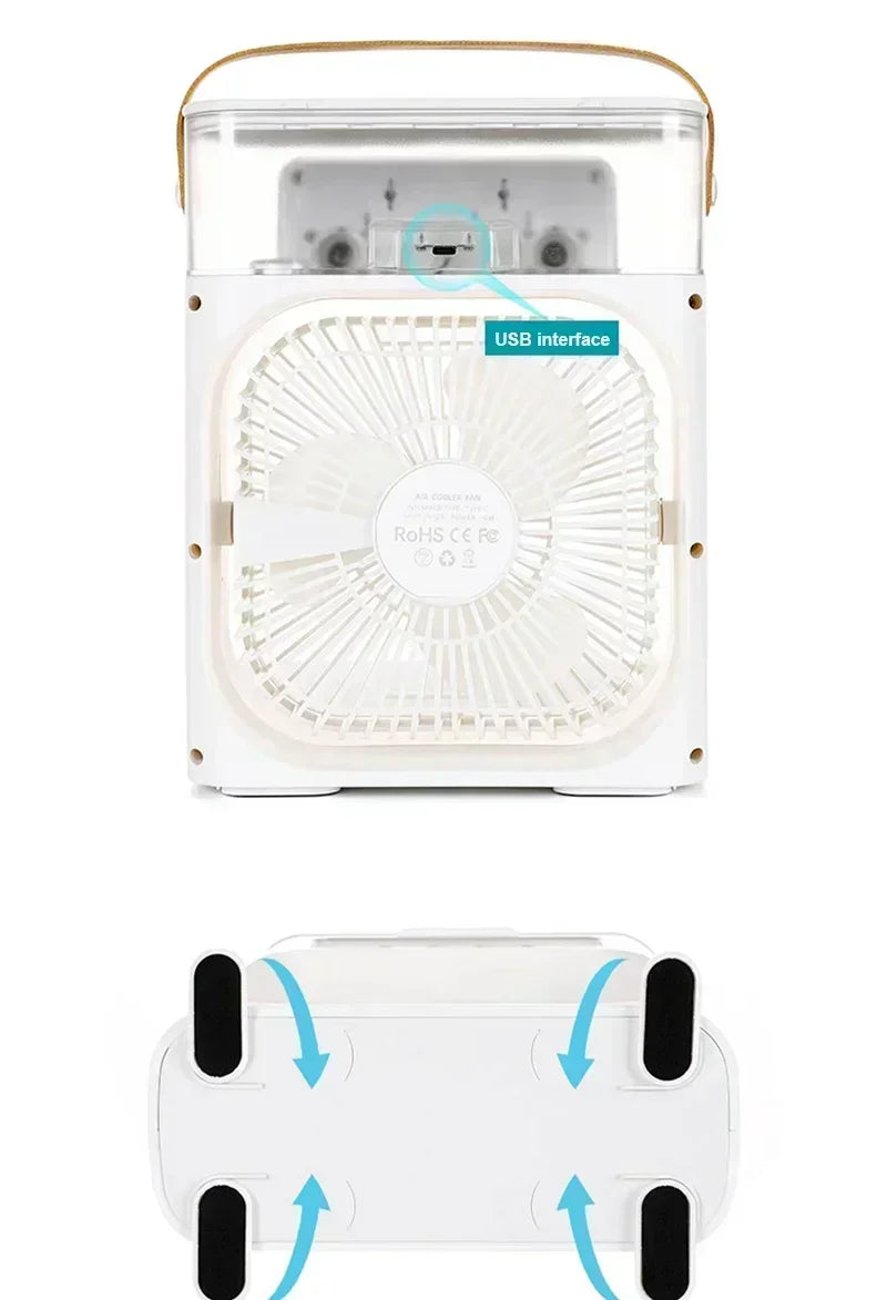3 In 1 Air Cooler Fan, Air Humidifier Fan