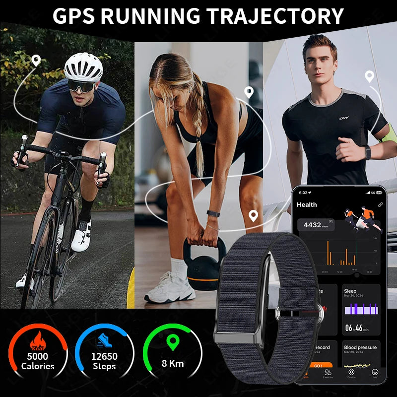 LIGE No Screen Smart watch & Heart Rate Monitor