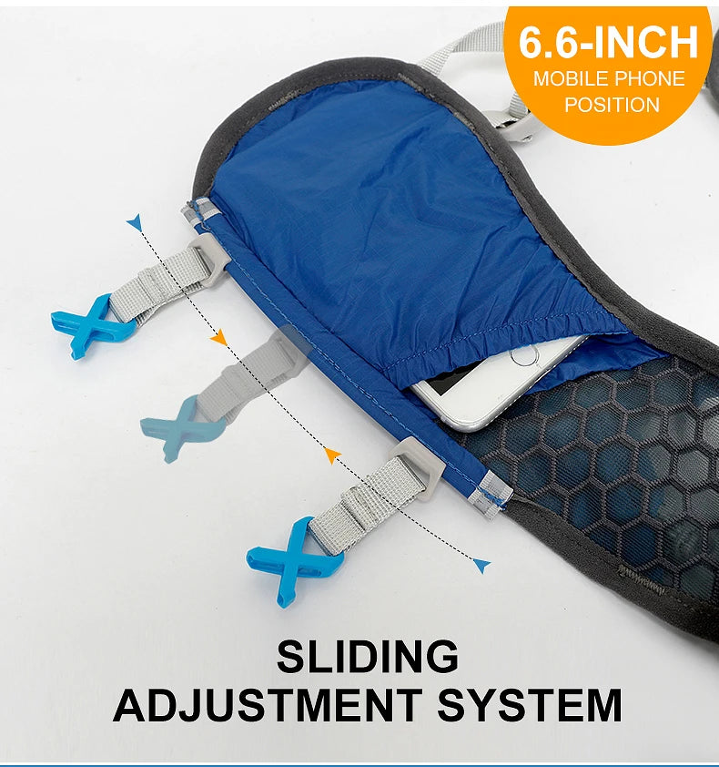5L Lightweight Hydration Vest, Running Backpack, Suitable for Marathon, Hiking, Cycling