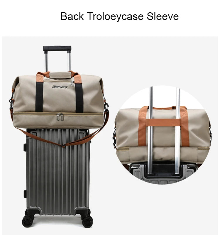 Men's Duffel Gym Bag, Travel Bag (46*25*28CM)