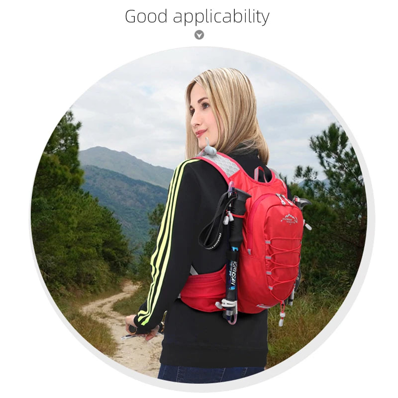 12L Ultra Lightweight Backpack / Hydration Vest For Trail Running, Cycling, Hiking