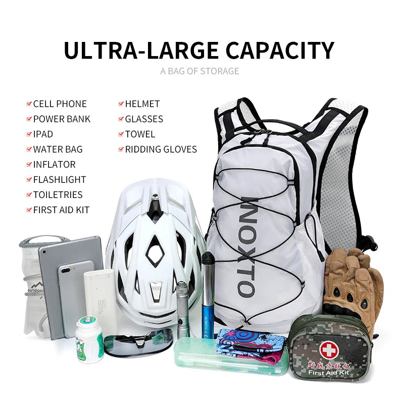 Lightweight Hydration Vest, Backpack for Cycling, Running, Hiking