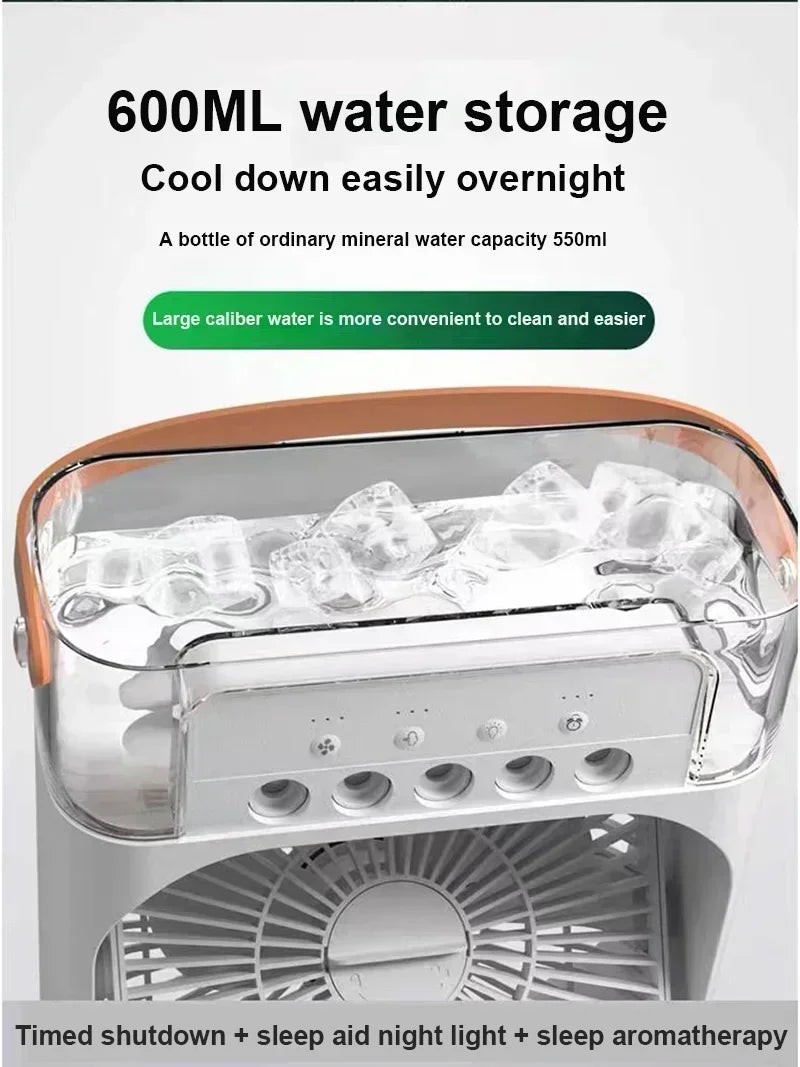 3 In 1 Air Cooler Fan, Air Humidifier Fan