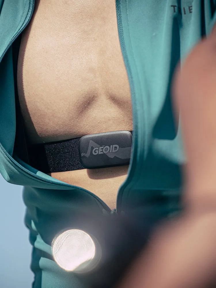 GEOID Armband or Chest Strap Heart Rate Monitor (Compatible With Strava, Garmin, Wahoo)