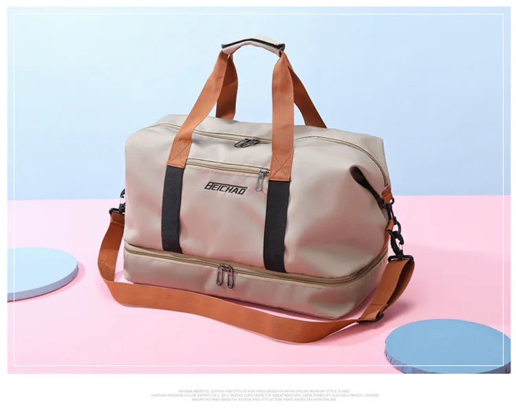 Men's Duffel Gym Bag, Travel Bag (46*25*28CM)