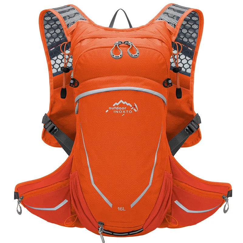 Ultralight 16L Backpack, Hydration Backpack For Running, Hiking, Cycling with 2L or 3L Water Bladder / Bottles (Optional)