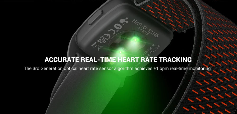 COOSPO HW9 Armband Heart Rate Monitor (Compatible With Strava, Garmin, Wahoo)