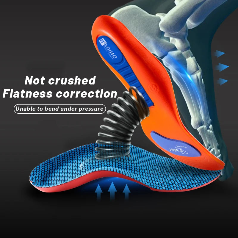 Orthopedic Insoles, Shock Absorption Breathable Shoes Insole for Running