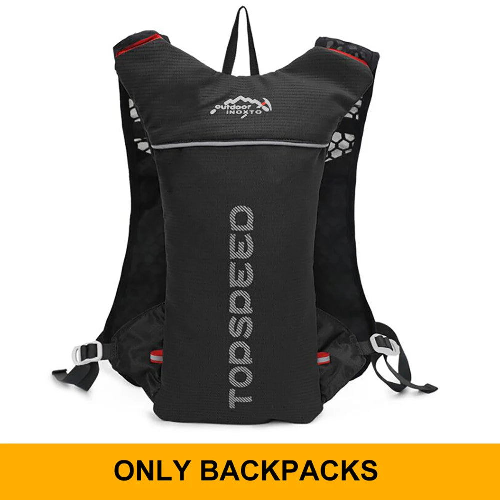 Trail Running 2-5L Ultralight Backpack, Hydration Jogging Vest With Water Bottles 500ML
