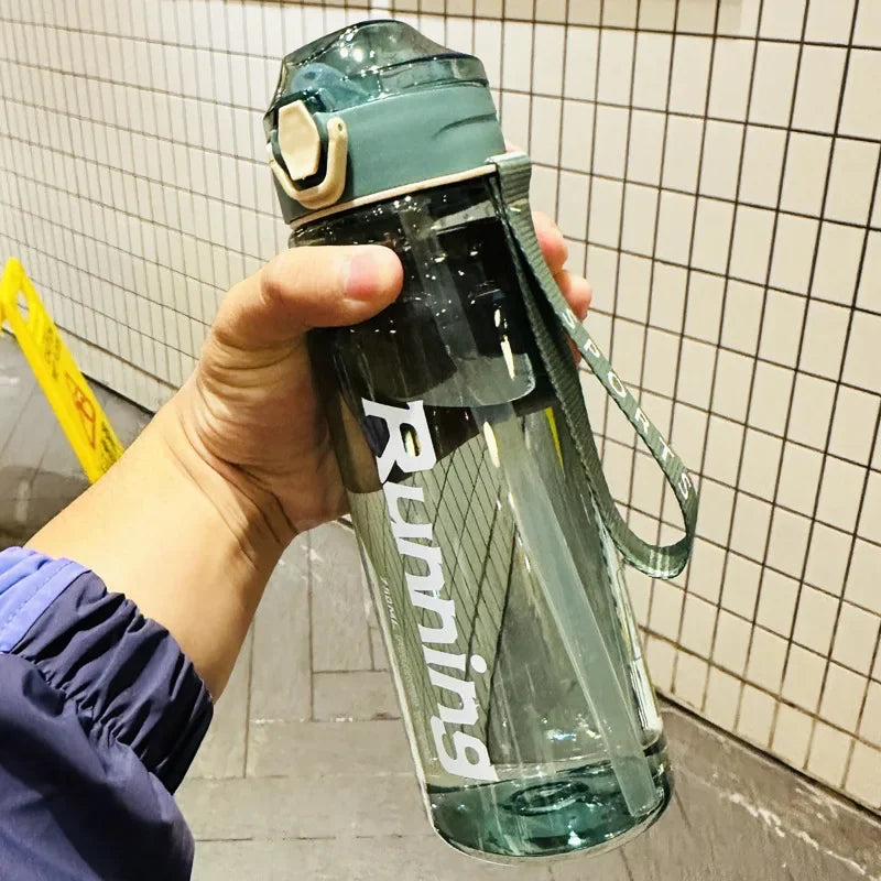 650/750ml Sports Water Bottle with Strap