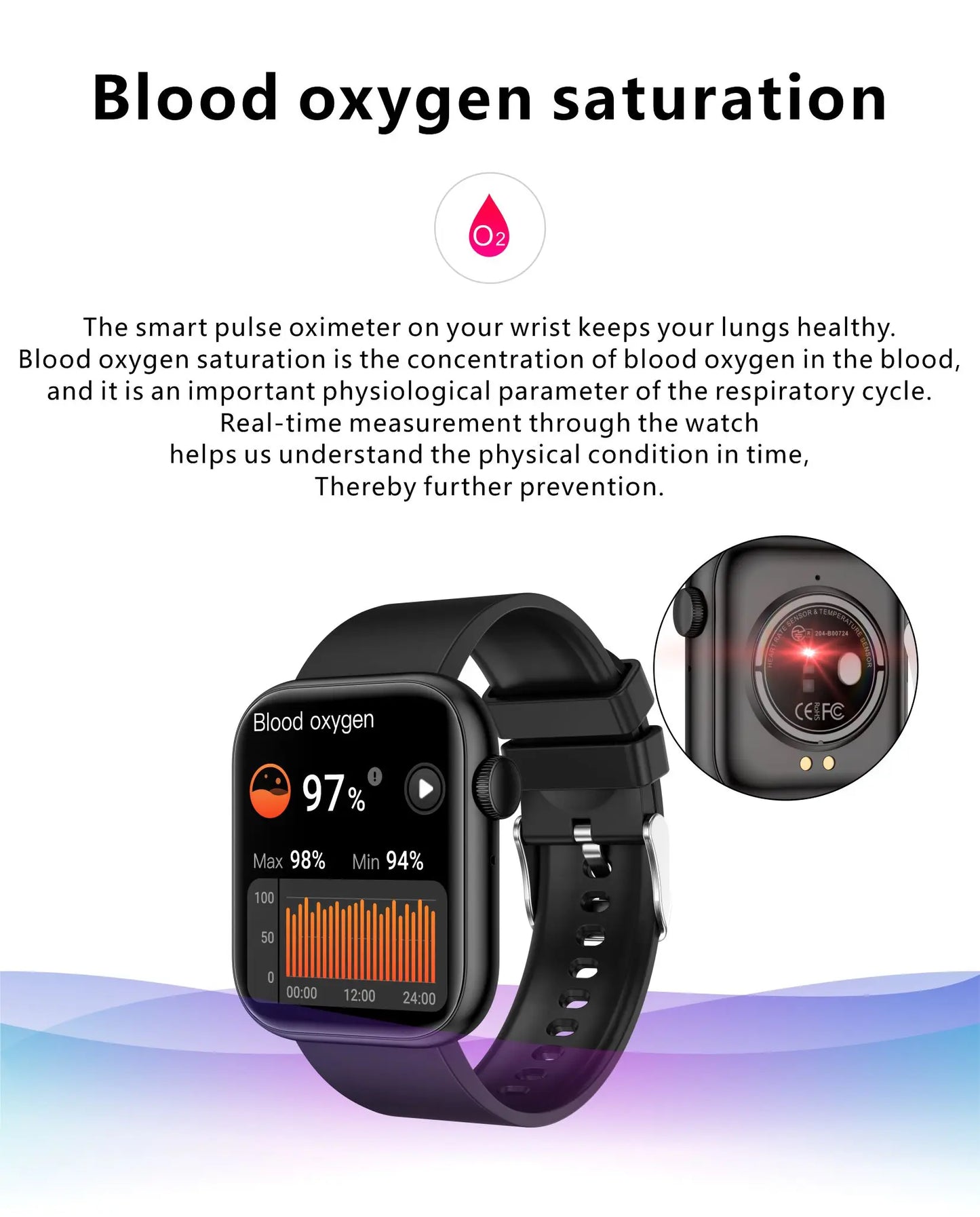 Bluetooth Fitness and Activity Tracker Smartwatch