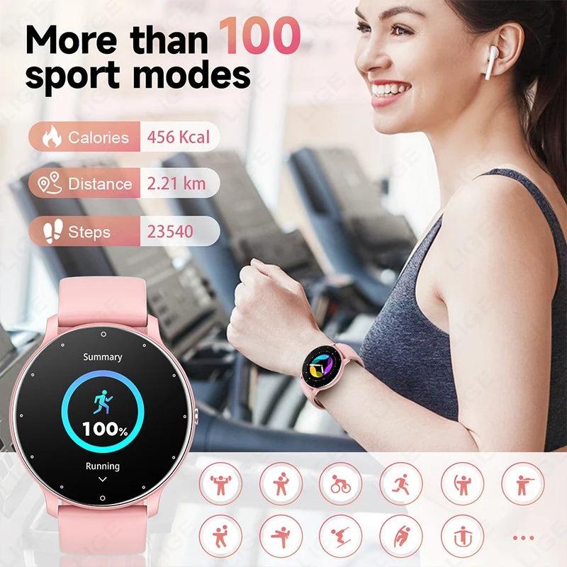 Bluetooth Fitness and Activity Tracker Smartwatch