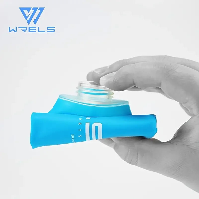 150ml 250ml 500ml Collapsible Silicone Water Bottle / Gel Bottle For Running, Camping, Hiking, Travel