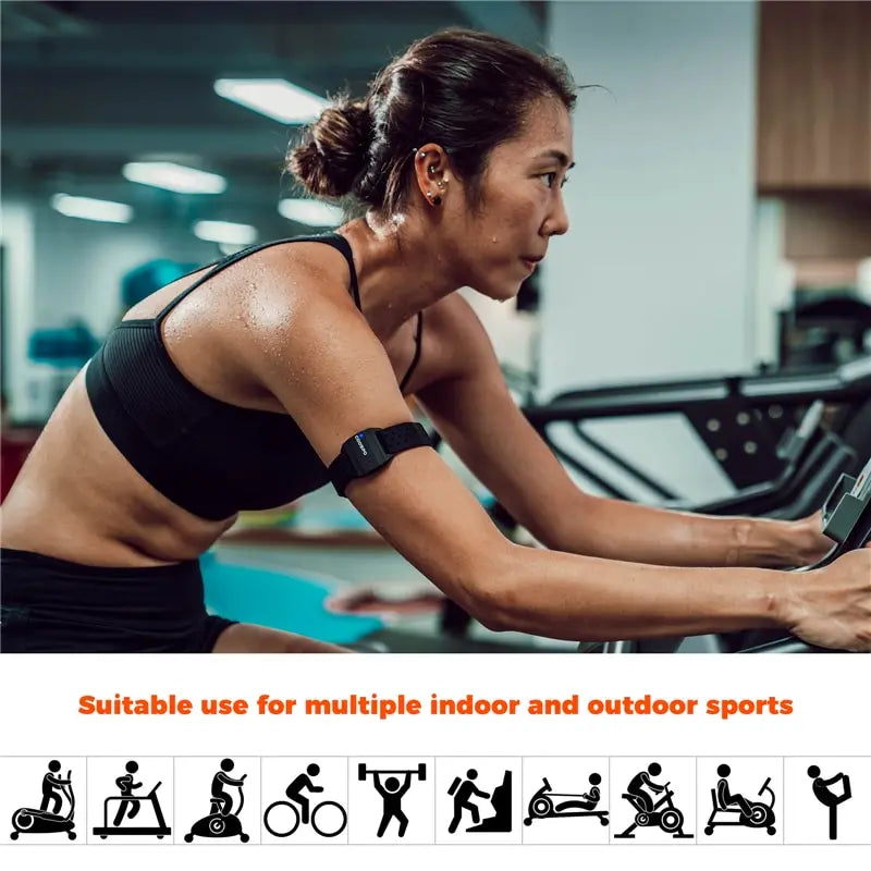 Coospo HW706 Armband Heart Rate Monitor (Compatible With Strava, Garmin, Wahoo)