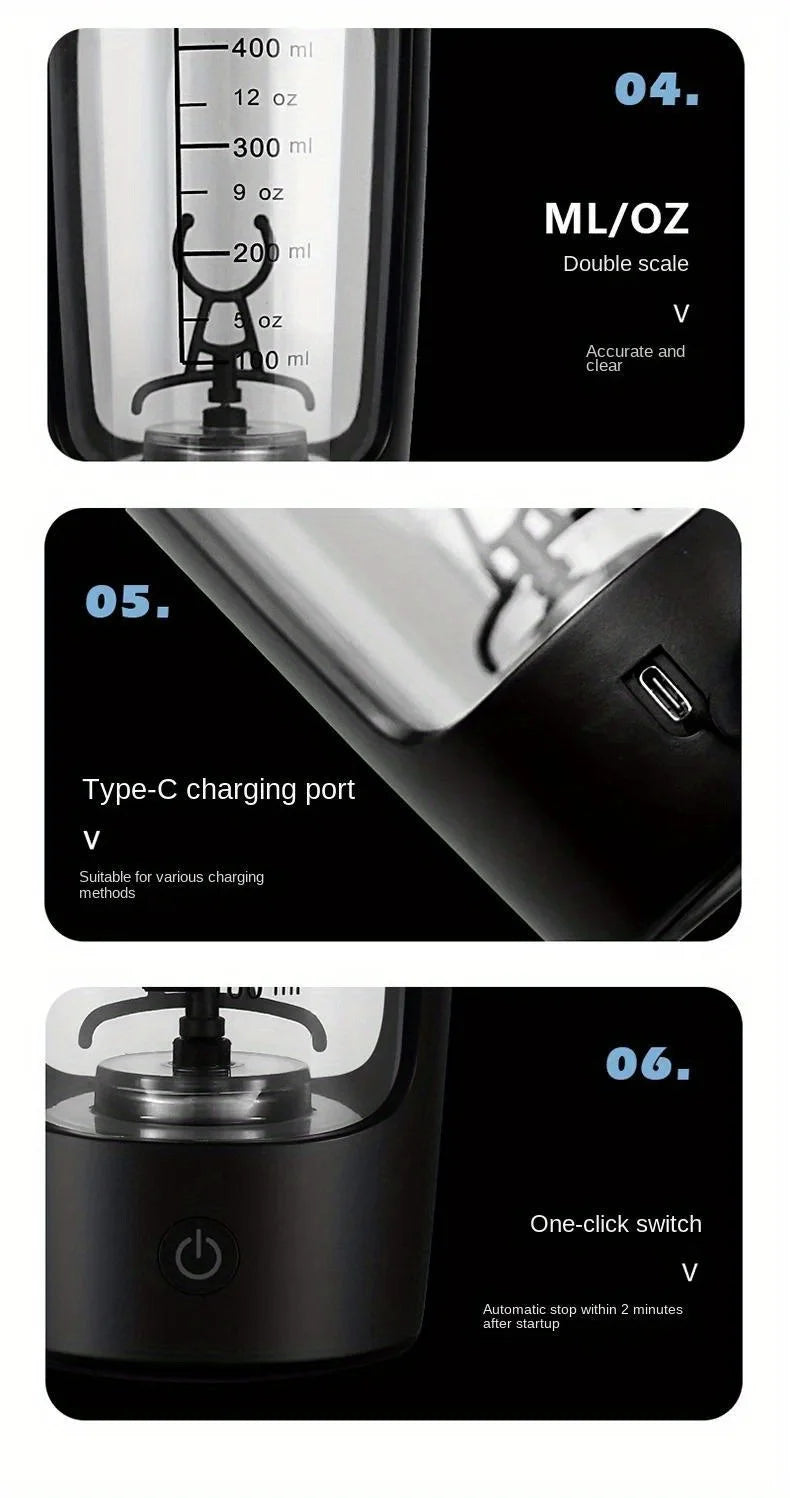 650ML Rechargeable Multifunctional Mini Portable Shaker Cup