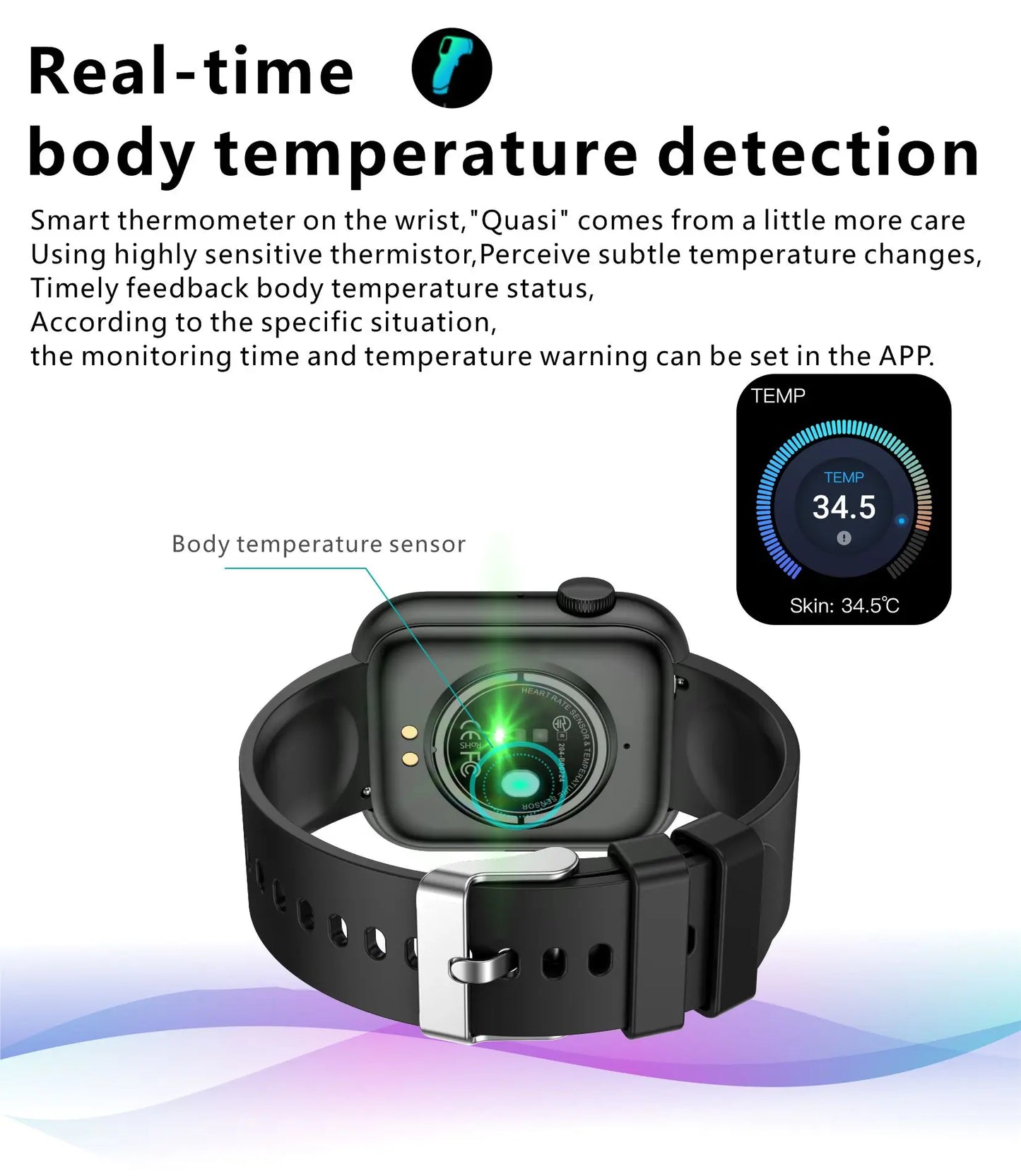 Bluetooth Fitness and Activity Tracker Smartwatch