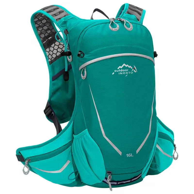 Ultralight 16L Backpack, Hydration Backpack For Running, Hiking, Cycling with 2L or 3L Water Bladder / Bottles (Optional)