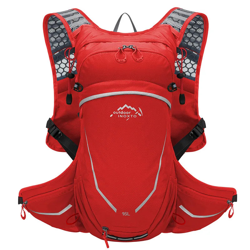 Ultralight 16L Backpack, Hydration Backpack For Running, Hiking, Cycling with 2L or 3L Water Bladder / Bottles (Optional)