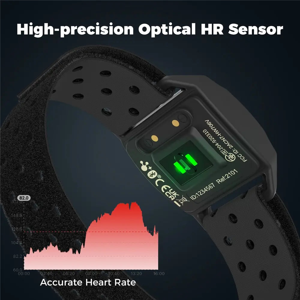 Coospo HW706 Armband Heart Rate Monitor (Compatible With Strava, Garmin, Wahoo)