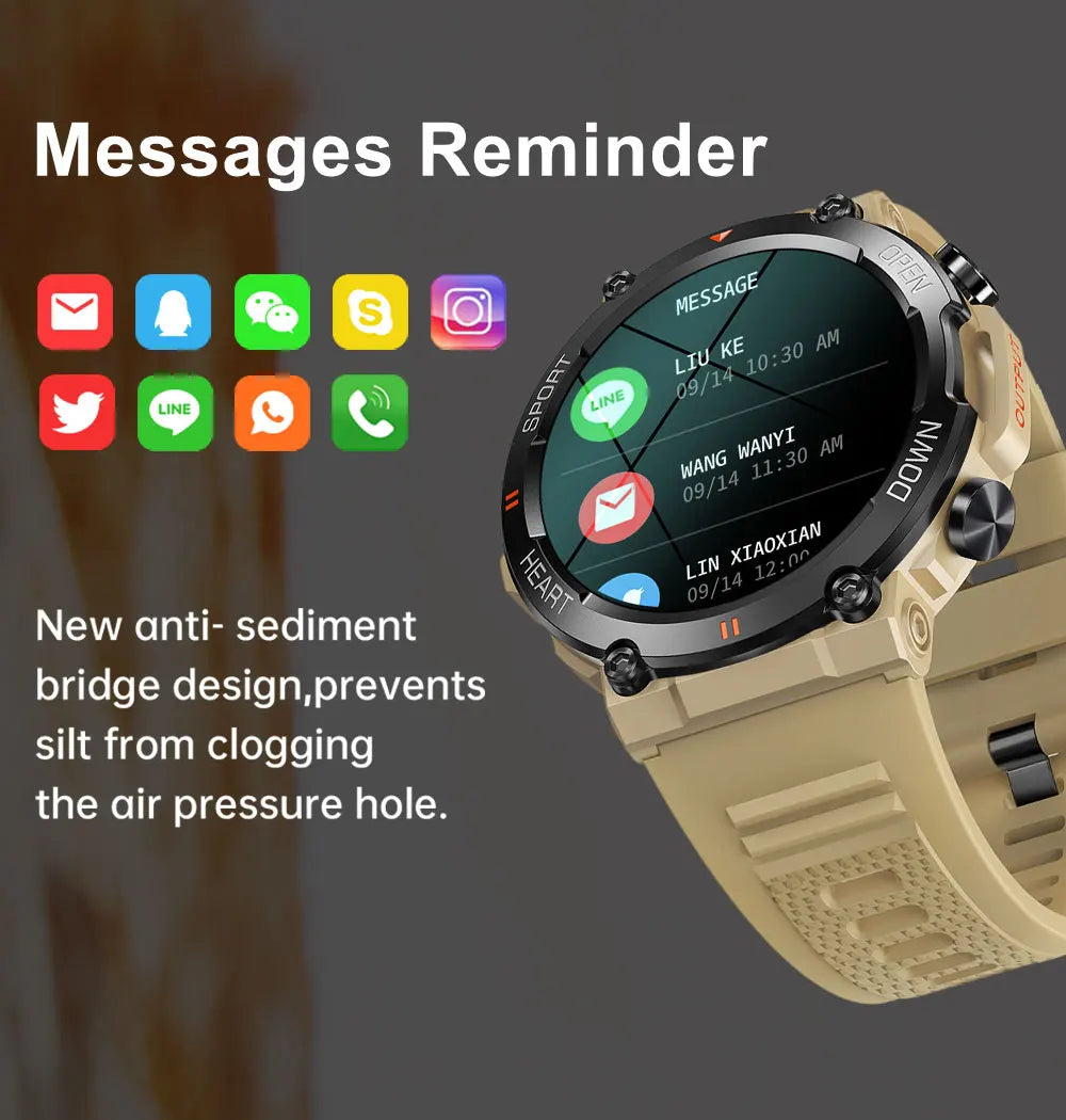 Bluetooth Fitness and Activity Tracker Smartwatch