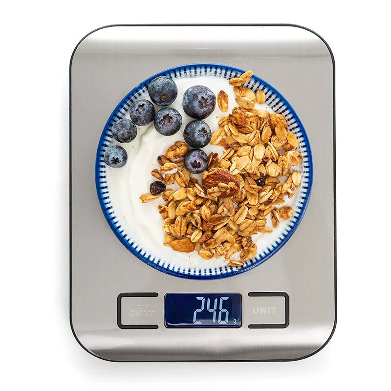 Stainless Steel Digital Kitchen Scale 5kg Capacity