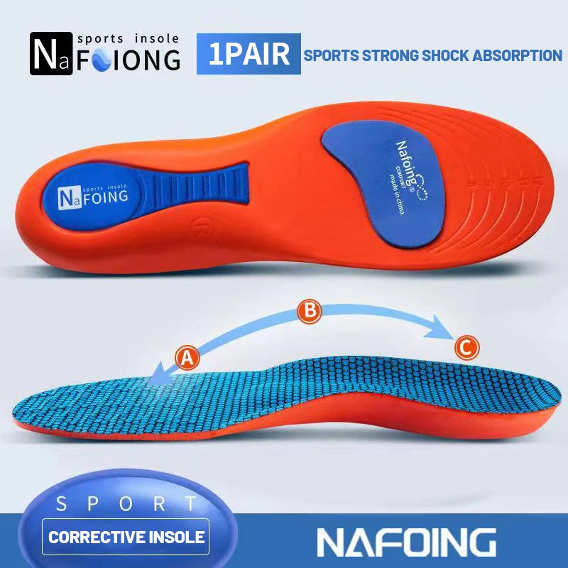 Orthopedic Insoles, Shock Absorption Breathable Shoes Insole for Running
