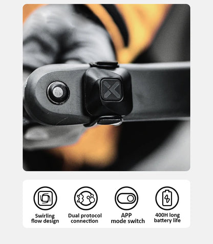 XOSS Vortex Speed + Cadence Sensor + Heart Rate Monitor With Bike Computer Mount For GARMIN