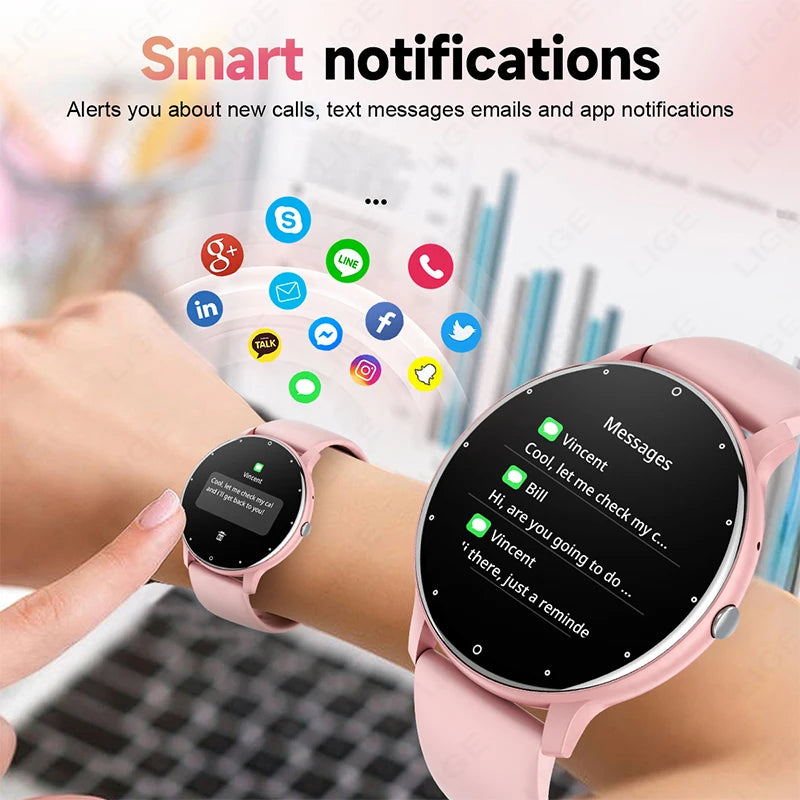 Bluetooth Fitness and Activity Tracker Smartwatch