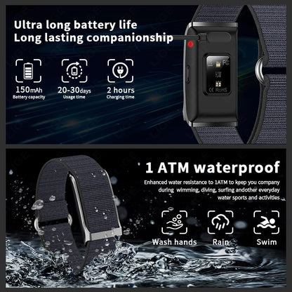 LIGE No Screen Smart watch & Heart Rate Monitor