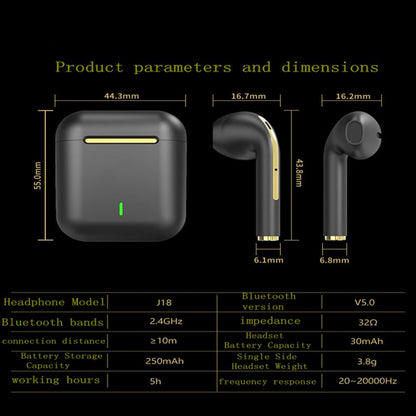 Xiaomi J18 Bluetooth Stereo Earbuds With Mic
